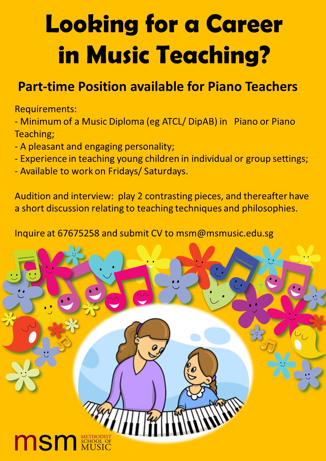 Looking for a Career in Music Teaching?
