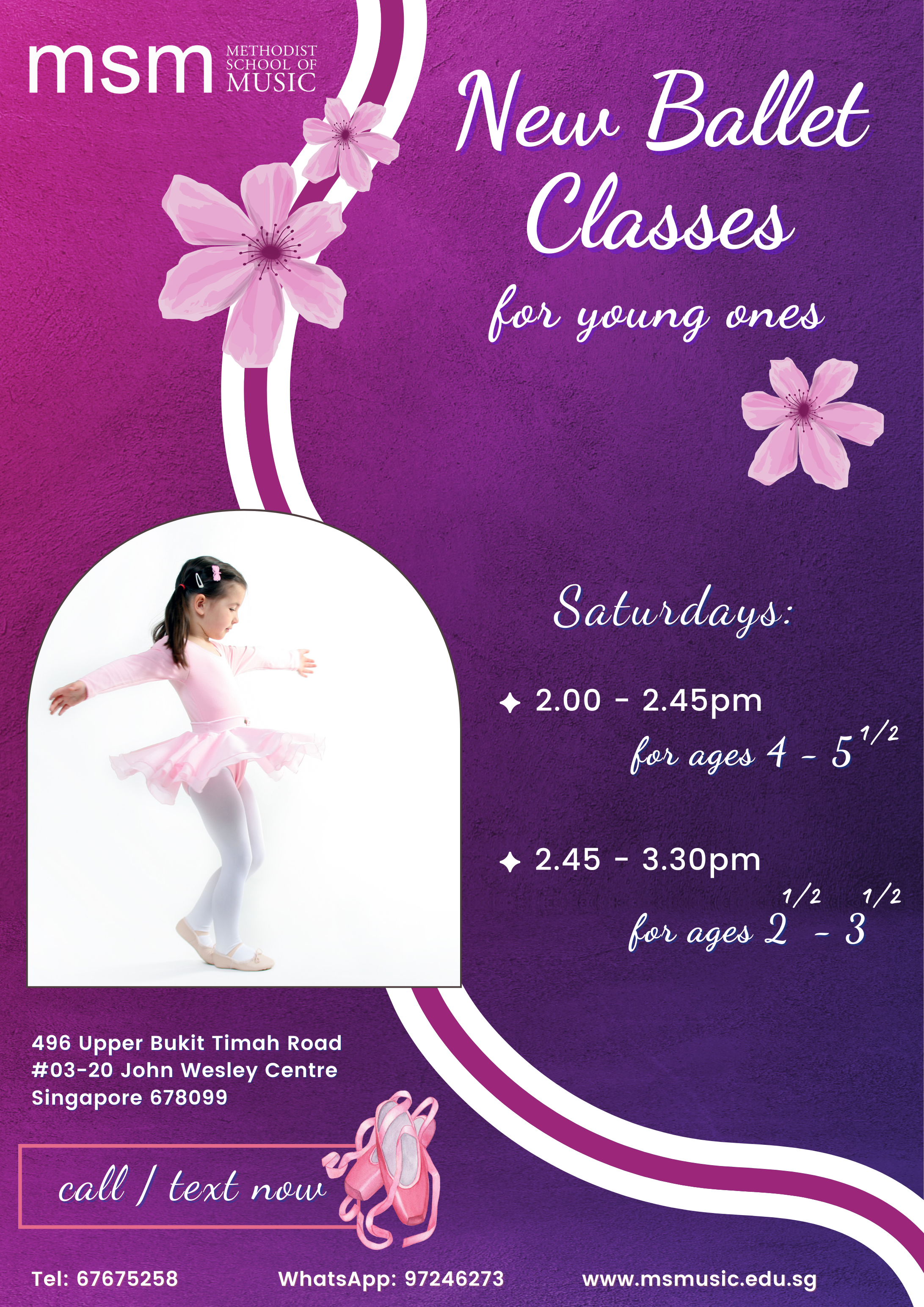 New Ballet Classes for Young Ones