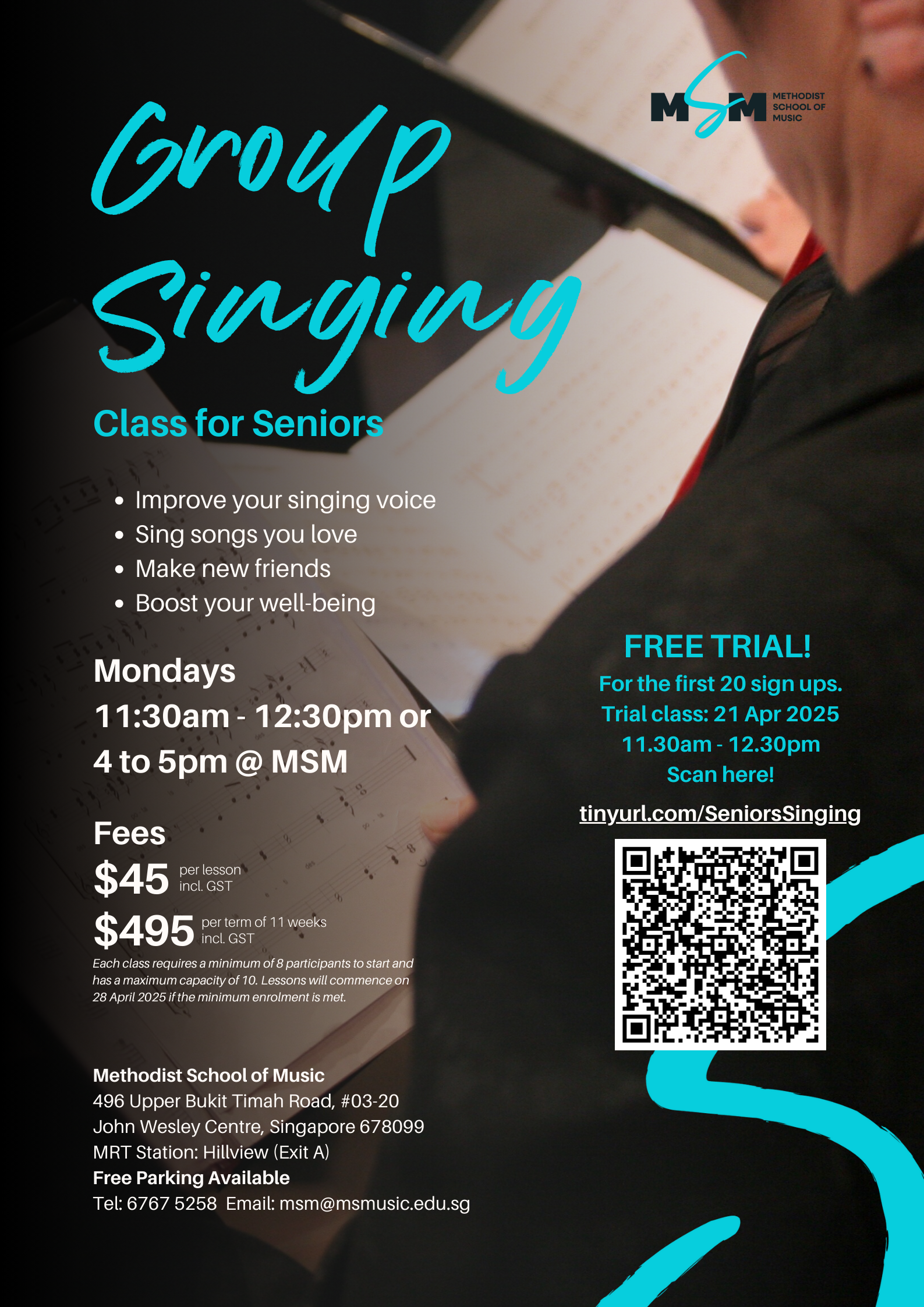 Group Singing Class for Seniors